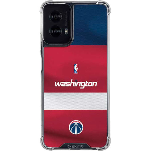 NBA Washington Wizards Jersey Moto G Power 5G (2024) Clear Case