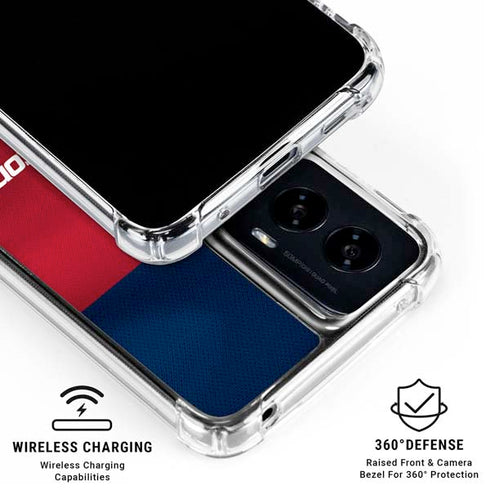 NBA Washington Wizards Jersey Moto G Power 5G (2024) Clear Case
