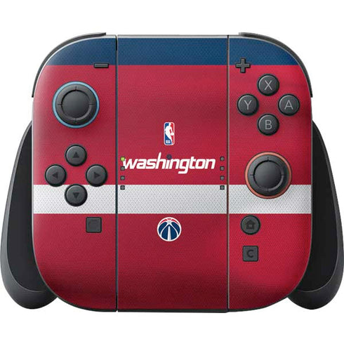 NBA Washington Wizards Jersey Nintendo Switch 2 (2025) Joy-Con Controller Skin
