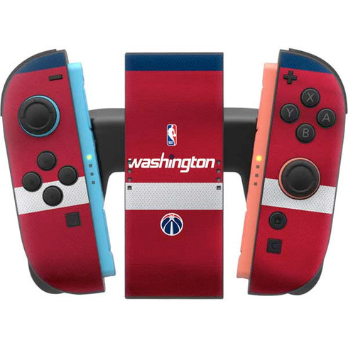 NBA Washington Wizards Jersey Nintendo Switch 2 (2025) Joy-Con Controller Skin