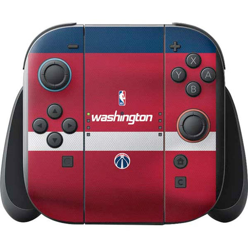 NBA Washington Wizards Jersey Nintendo Switch 2 (2025) with Joy-Con Skin