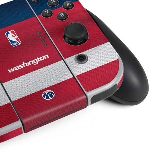 NBA Washington Wizards Jersey Nintendo Switch OLED (2021) Skin