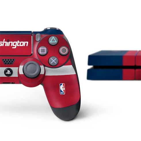 NBA Washington Wizards Jersey PS4 Console and Controller Bundle Skin