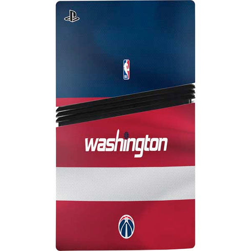 NBA Washington Wizards Jersey PS5 Pro Console Skin