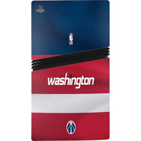 NBA Washington Wizards Jersey PS5 Pro Disk Console Skin