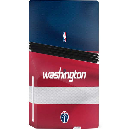 NBA Washington Wizards Jersey PS5 Pro Disk Console Skin