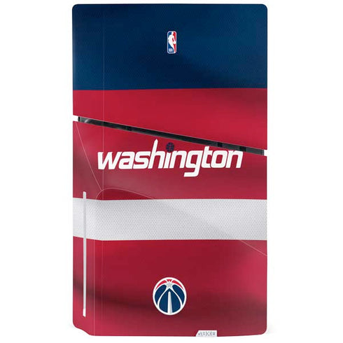 NBA Washington Wizards Jersey PS5 Slim Disk Console Skin