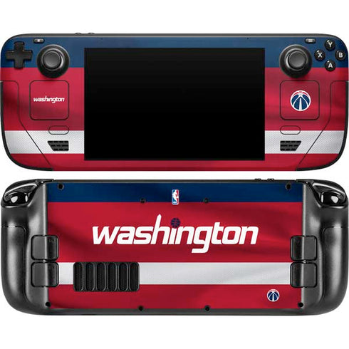 NBA Washington Wizards Jersey Steam Deck Handheld Gaming Computer Skin