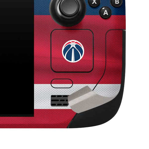 NBA Washington Wizards Jersey Steam Deck Handheld Gaming Computer Skin