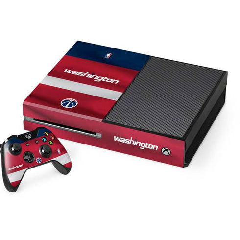 NBA Washington Wizards Jersey Xbox One Console and Controller Bundle Skin