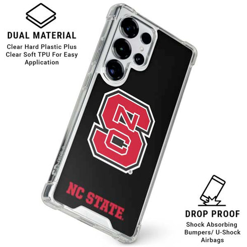 North Carolina State University Logo Galaxy S25 Ultra Clear Case