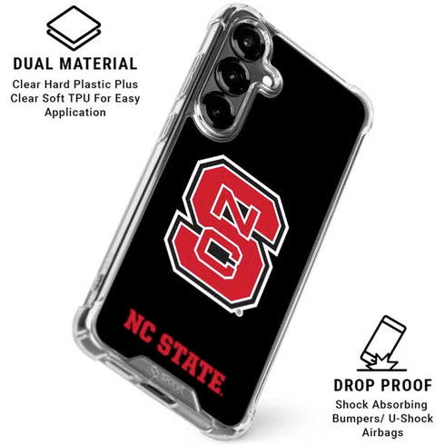 North Carolina State University Logo Galaxy S26 Plus Clear Case