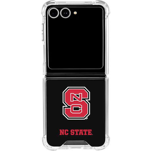 North Carolina State University Logo Galaxy Z Flip7 Clear Case