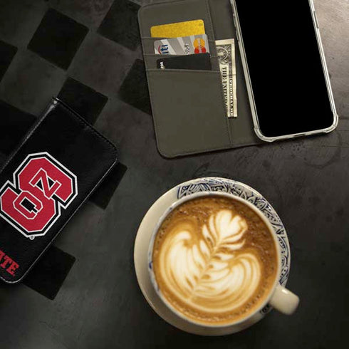 North Carolina State University Logo iPhone 15 Plus Folio Case