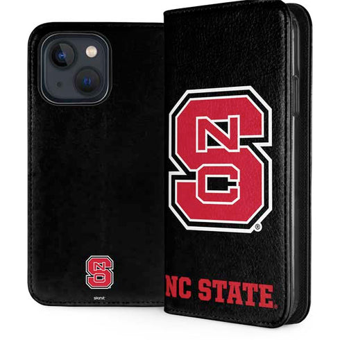 North Carolina State University Logo iPhone 15 Plus Folio Case