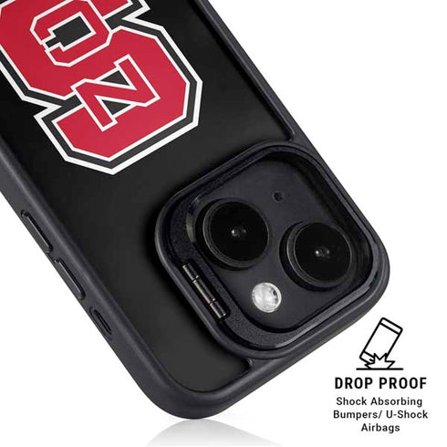 North Carolina State University Logo iPhone 15 Plus Kickstand Case