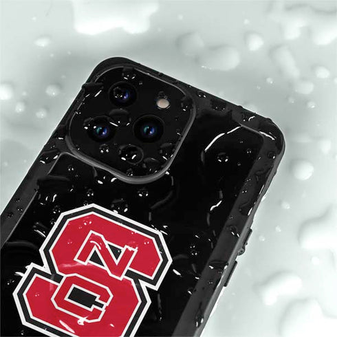 North Carolina State University Logo iPhone 15 Pro Waterproof Case