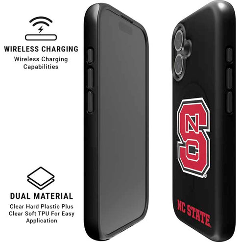 North Carolina State University Logo iPhone 16 Magsafe Impact Case