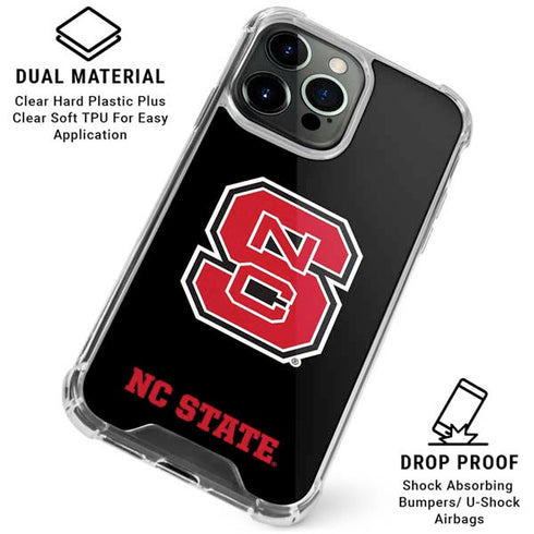 North Carolina State University Logo iPhone 16 Pro Max Clear Case