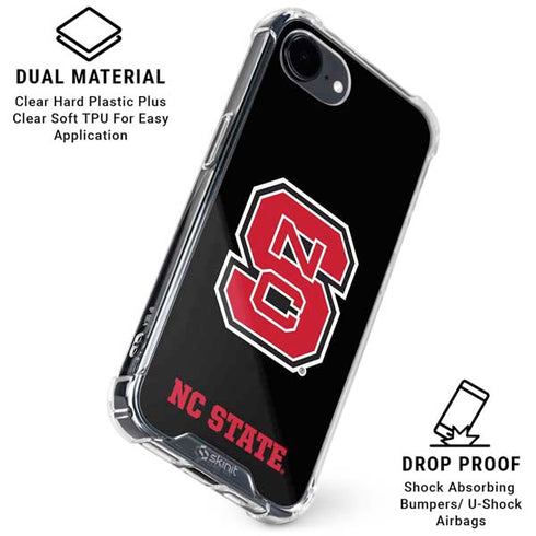 North Carolina State University Logo iPhone 16e Clear Case