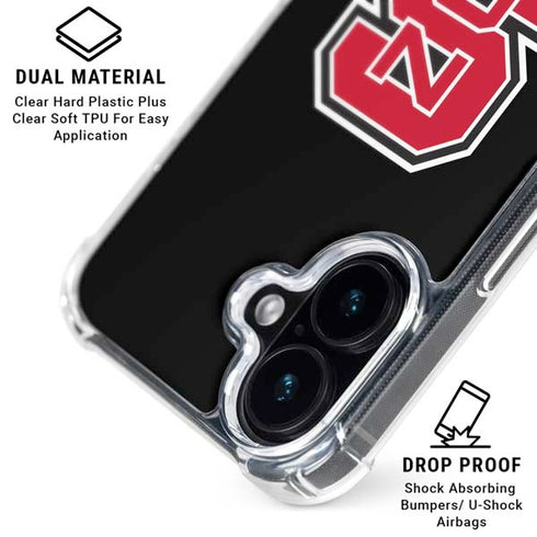 North Carolina State University Logo iPhone 17 Clear Case