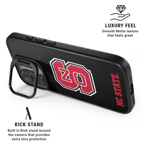 North Carolina State University Logo iPhone 17 Kickstand Case
