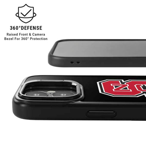 North Carolina State University Logo iPhone 17 Kickstand Case