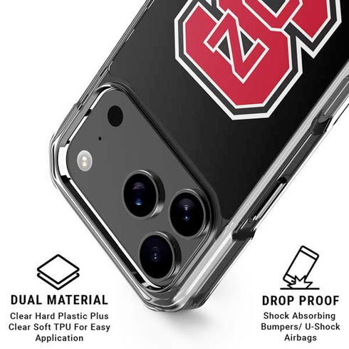 North Carolina State University Logo iPhone 17 Pro Clear Case