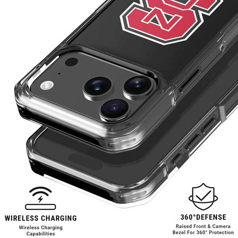 North Carolina State University Logo iPhone 18 Pro Clear Case