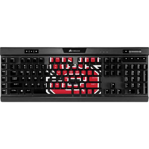 North Carolina State University Logo K95 RGB PLATINUM Mechanical Gaming Keyboard Skin