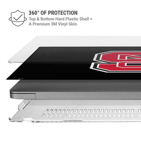 North Carolina State University Logo MacBook Pro 14in (2021-24) Case plus Skin