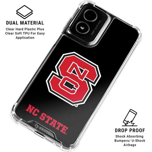 North Carolina State University Logo Moto G Power 5G (2024) Clear Case