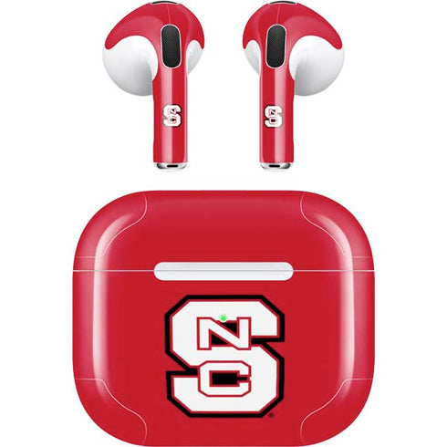 North Carolina State University Logo Red Apple AirPods (3rd Gen 2021) Skin