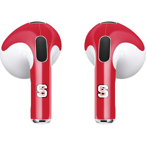 North Carolina State University Logo Red Apple AirPods (3rd Gen 2021) Skin