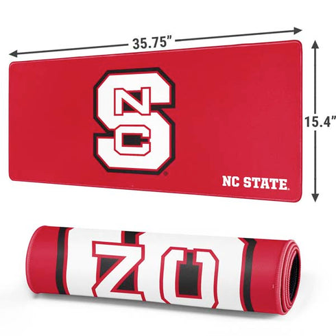 North Carolina State University Logo Red Gaming Mouse Pad