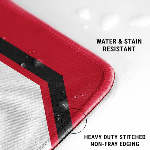 North Carolina State University Logo Red Gaming Mouse Pad