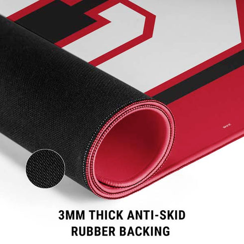 North Carolina State University Logo Red Gaming Mouse Pad