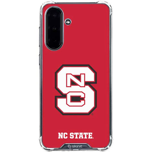North Carolina State University Logo Red Galaxy A36 5G Clear Case