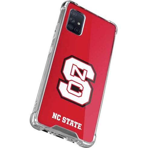 North Carolina State University Logo Red Galaxy A51 5G Clear Case