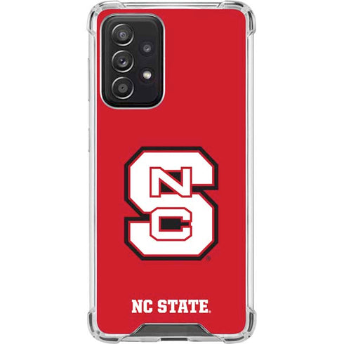 North Carolina State University Logo Red Galaxy A52 5G Clear Case