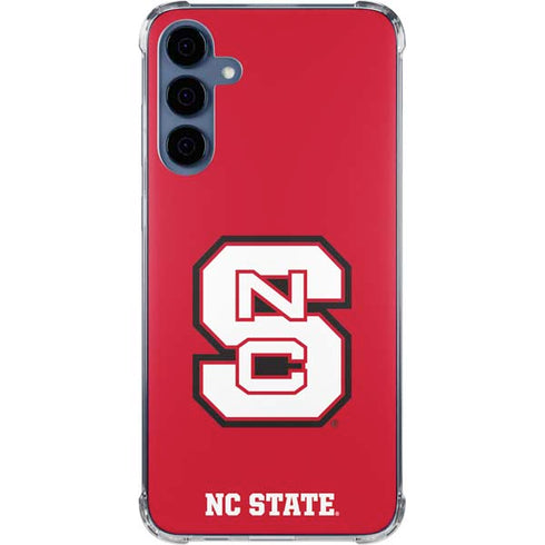 North Carolina State University Logo Red Galaxy A55 5G Clear Case