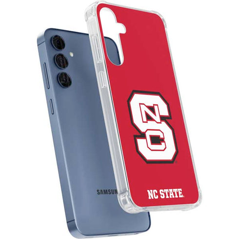 North Carolina State University Logo Red Galaxy A55 5G Clear Case