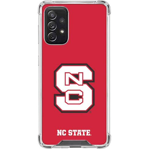 North Carolina State University Logo Red Galaxy A72 5G Clear Case