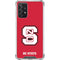North Carolina State University Logo Red Galaxy A72 5G Clear Case