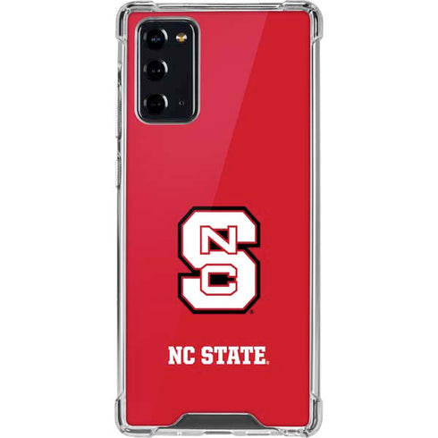 North Carolina State University Logo Red Galaxy Note20 5G Clear Case
