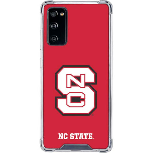 North Carolina State University Logo Red Galaxy S20 FE Clear Case