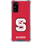 North Carolina State University Logo Red Galaxy S20 FE Clear Case