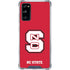 North Carolina State University Logo Red Galaxy S20 FE Clear Case