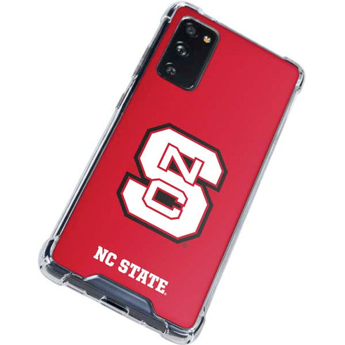 North Carolina State University Logo Red Galaxy S20 FE Clear Case