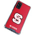 North Carolina State University Logo Red Galaxy S20 FE Clear Case